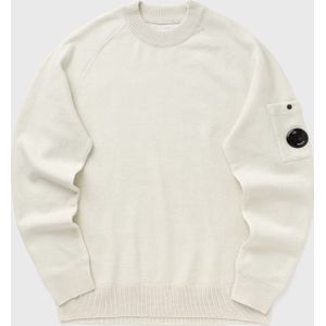 Merino Wool Felted Crewneck Lens Sweater