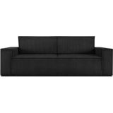 KONSIMO Einzelsofa  Napi ¦ schwarz ¦ Maße (cm): B: 244 H: 89 Polstermöbel > Sofas > 3-Sitzer - Möbel Kraft