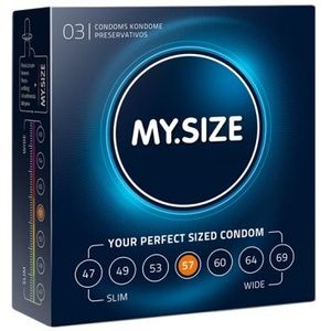 My Size - Natural Latex Condom 57 Width 3 St.