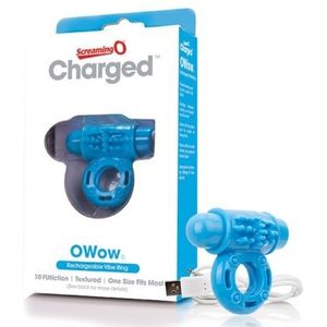 The Screaming O - Charged OWow Vibe Ring Blauw