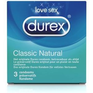 Durex - Classic Natural Condooms 3 St.