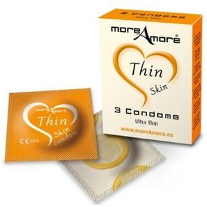 MoreAmore - Condoom Thin Skin 3 St.