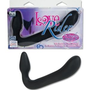 Love Rider Voorbind Dildo - Zwart