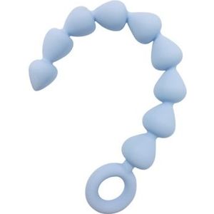 Sex In The Shower - Blue Silicone Anal Beads