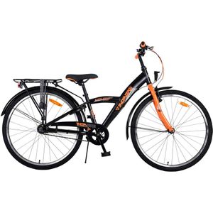 Volare Thombike 26 Inch 33 cm Jongens 3V Terugtraprem Zwart/Oranje