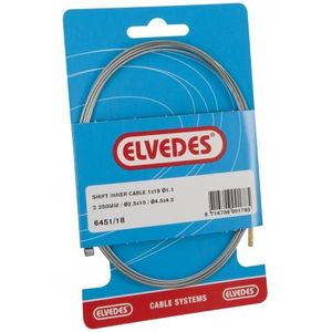 Elvedes binnenkabel versnelling SA 2250 mm zilver 6451/18