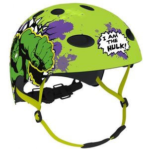 Disney fietshelm Hulk jongens groen maat 54/58 cm