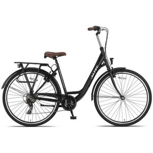 Altec Metro 28 Inch 55 cm Dames 7V V Brakes Matzwart