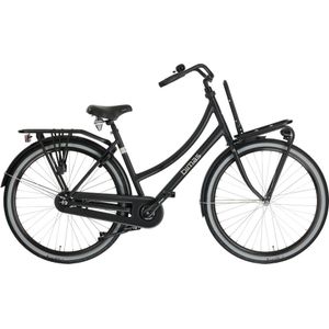 Bimas Transporter 1.0 28 Inch 50 cm Dames Terugtraprem Matzwart
