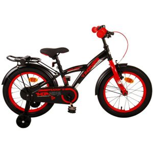 Volare Thombike 16 Inch 23 cm Jongens Terugtraprem Zwart/Rood