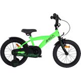 AMIGO Explorer 16 Inch 23 cm Jongens Terugtraprem Groen/Zwart