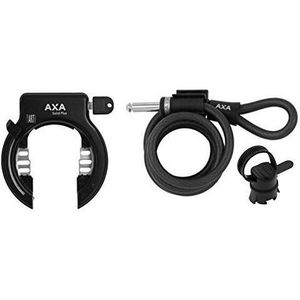 AXA Ringslot Solid Plus met insteekketting ART 2 zwart