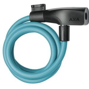 AXA spiraalkabelslot Resolute 8 120 Ice blue