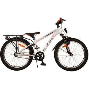 Volare Cross 20 Inch 27 cm Jongens Terugtraprem Zilver/Zwart