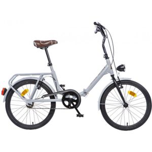Aurelia vouwfiets S18 20 Inch 27 cm Unisex V Brakes Grijs