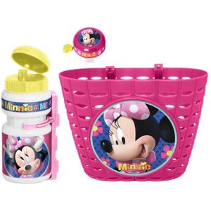 Disney Minnie Mouse Kinderfietsaccessoires Roze 3 delig