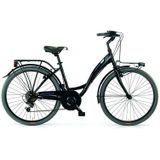 MBM Agora 26 Inch 43 cm Dames 6V V Brakes Zwart