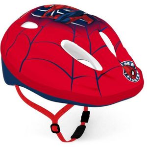 Marvel spider man kinderhelm jongens rood maat 52 56 cm