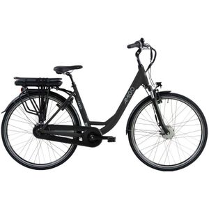 AMIGO E Faro S2 28 Inch 49 cm Dames 7V Rollerbrake Matzwart