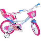 Dino Alyssa 16 Inch 27 cm Meisjes Knijprem Wit/Roze