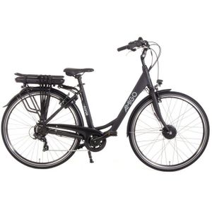 AMIGO - E-Alvor D1 - Elektrische Fiets - Matzwart - 28 Inch - 7 Versnellingen - 536 Wh Accu