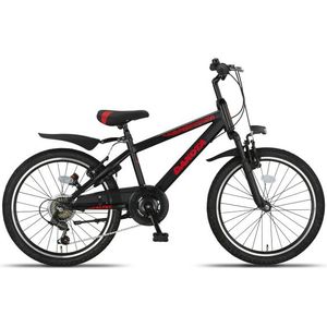 Altec Dakota MTB 22 Inch Jongens 7V V Brakes Zwart
