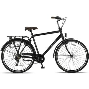 Altec Metro 28 Inch 50 cm Heren 7V V Brakes Matzwart