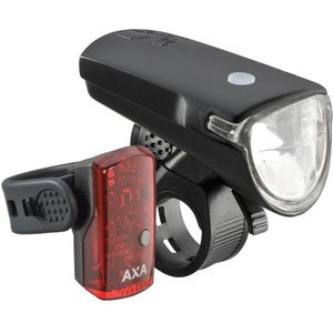 AXA verlichtingsset Greenline USB 1 led on/off 40 lux