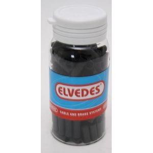 Elvedes Kabelhoedje 5,0 mm PVC Zwart Per 150 Stuks