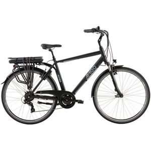 AMIGO E Altura D2 28 Inch 53 cm Heren 7V V Brakes Matzwart