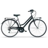 MBM Touring 28 Inch 46 cm Dames 6V V Brakes Zwart