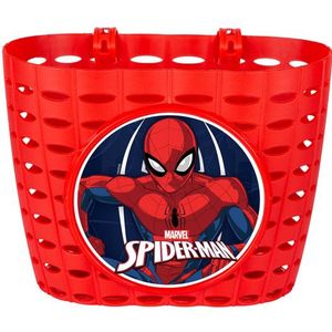 Marvel Spider Man fietsmand junior 20 cm rood