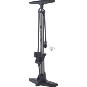 AMIGO fietspomp met drukmeter 11 Bar 61 cm antraciet