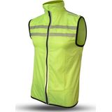 Gato Sports Windbreaker mesh vest usb led neongeel maat S