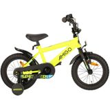 AMIGO Speeder 14 Inch 24 cm Jongens Terugtraprem Geel/Zwart