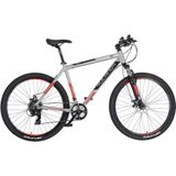 Rucanor Lux 27.5 Inch 46 cm Heren 21V Mechanische schijfrem Zilver/Rood