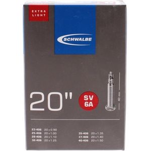 Schwalbe binnenband 20 x 0.90 1.50 (23/40 406) FV 40 mm