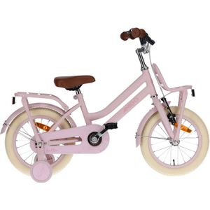 AMIGO Bella 14 Inch 24 cm Meisjes Terugtraprem Roze