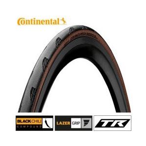 Continental Grand Prix 5000 S TR 28 622 Vouwband Zwart/Bruin