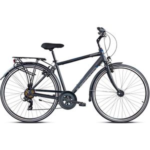 Legnano Cambridge 28 Inch 58 cm Heren 7V V Brakes Matgrijs/Zwart