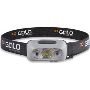 Gato Sports hoofd /helmlamp USB grijs one size