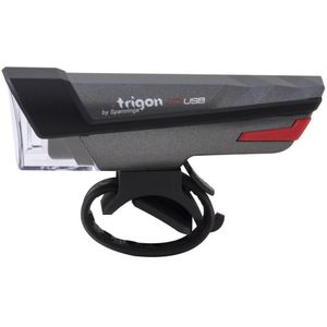 Spanninga Trigon 25 koplamp LED oplaadbaar zwart