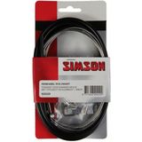Simson remkabel set Nexus rollerbrake 1600/2250 mm zwart/zilver