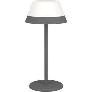 EGLO Meggiano Tischlampe– Elegantes Grau&Weißes Design