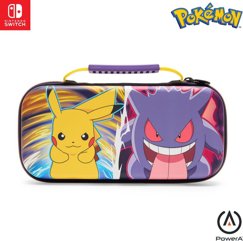 PowerA Protection Case for Nintendo Switch - OLED Model, Nintendo Switch and Nintendo Switch Lite - Pikachu vs. Gengar