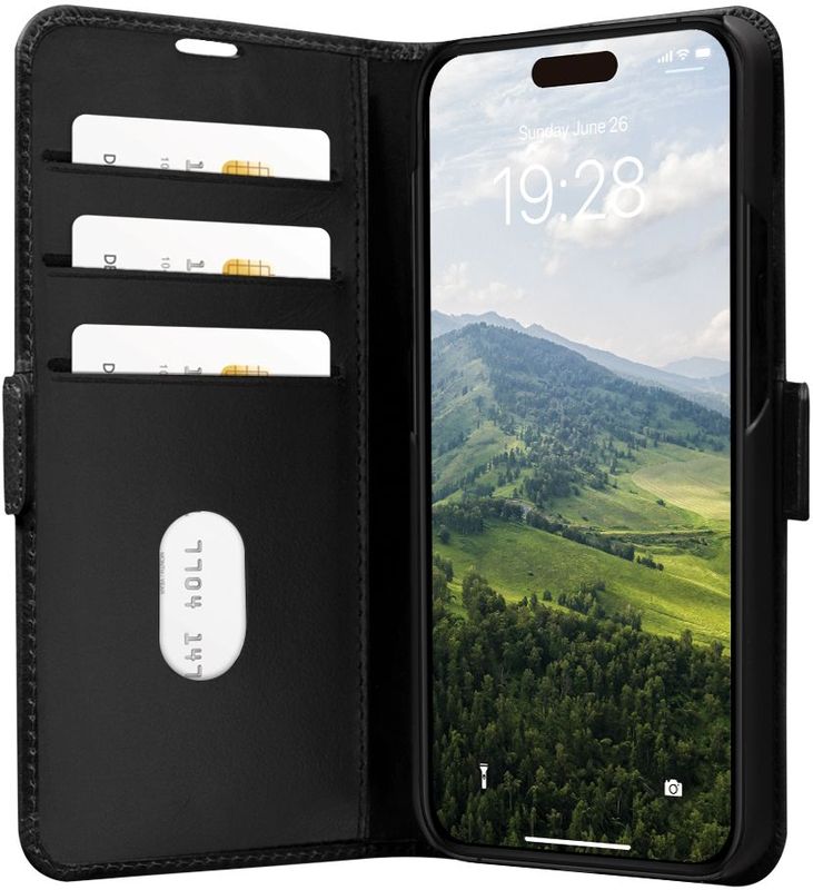 dbramante1928 - Copenhagen Flip Case - iPhone 15 Pro - Black