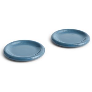 HAY - Barro TellerØ18 cm - 2er-Set (Dunkelblau)