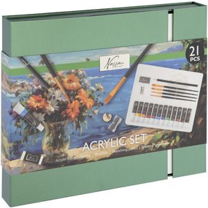 Nassau - Acrylic Art Set, 21 pcs. (AR0988/GE)