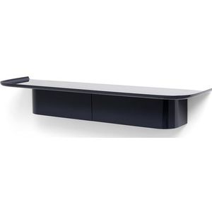 HAY - Korpus Regal 7 Haken 90x25x14 cm (Mitternachtsblau)