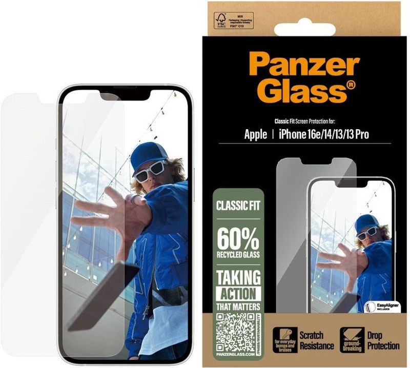 PanzerGlass - Screen Protection - iPhone 16e - Classic Fit